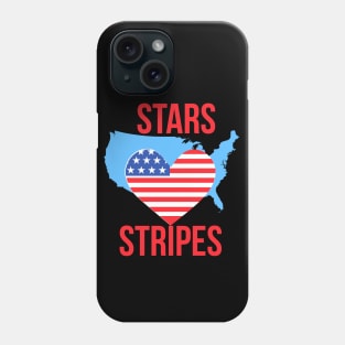 Funny Gift For Independence Day - Stars And Stripes Gift For Women ,Men Phone Case