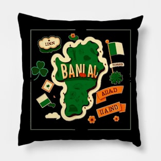 Explore the Emerald Isle: Ireland's Natural Beauty Pillow