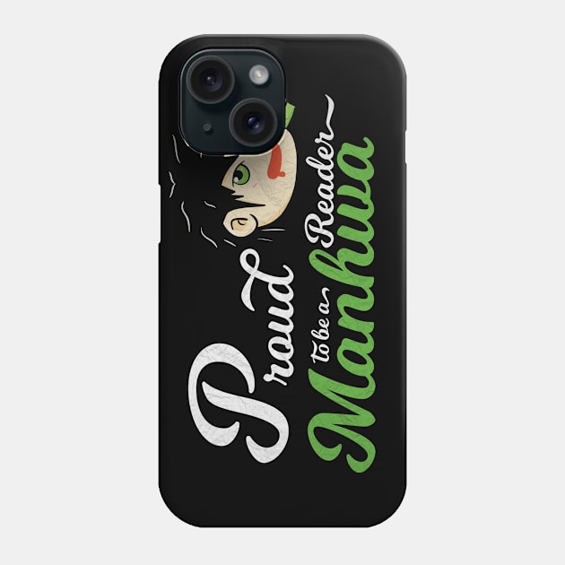 Cool Vintage Proud To Be A Manhwa Reader Phone Case by Kidrock96
