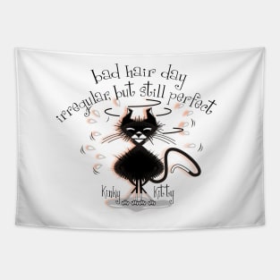 KINKY KITTY - Bad Hair Day Tapestry