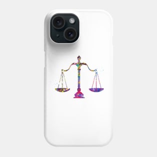 Scales of Justice Art Phone Case