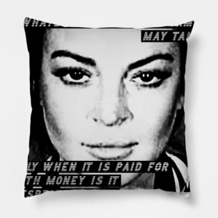 Situationist Lindsay Lohan Pillow