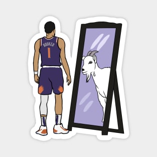 Devin Booker Mirror GOAT Magnet