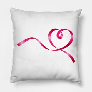 Breast Cancer Ribbon Pillow