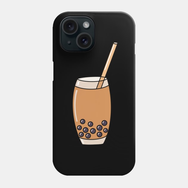 Bubble Tea Phone Case by Kelly Louise Art