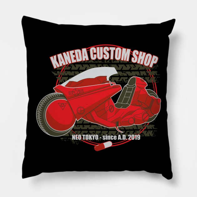 Kaneda Custom Shop Pillow by DarkChoocoolat