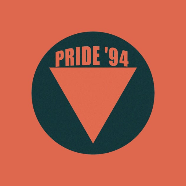 Retro Pride Pink Triangle by brainbag