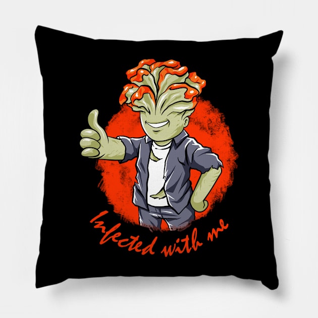 vegan zombie Pillow by spoilerinc