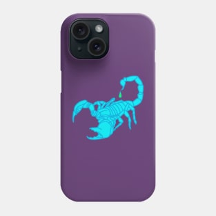 Blue Scorpion Phone Case