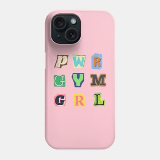 Power gym girl Phone Case