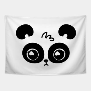 Panda Face Tapestry