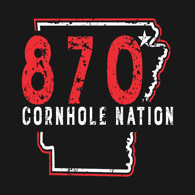 Logo Tee by 870 Cornhole Nation