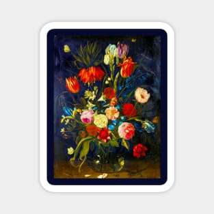 A still life by Jan van Kessel the Elder (digitally enhanced) Magnet