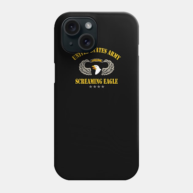 Proud U.S Army 101st Airborne Division Screaming Eagle Shirt - 101st Airborne Veteran Phone Case by floridadori