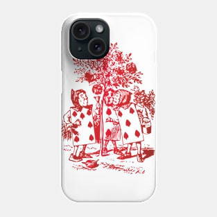 Alice in Wonderland (red) Phone Case