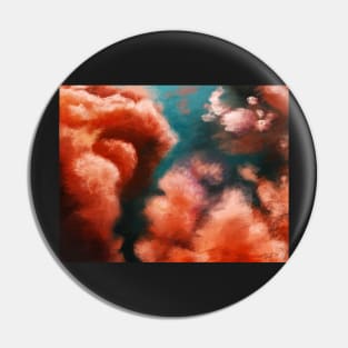 coral clouds Pin