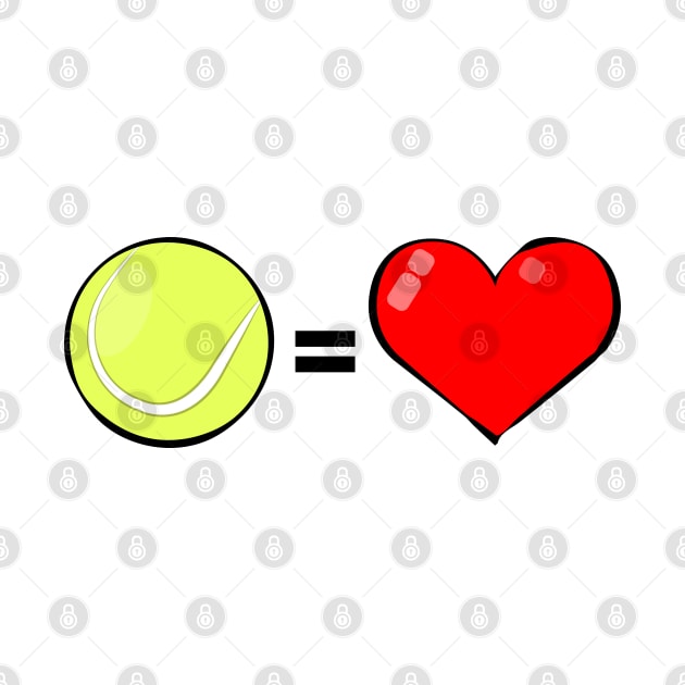 Tennis Is Love by DesignWood-Sport