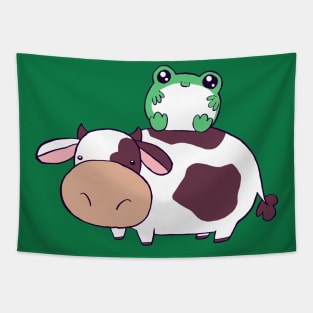 Frog Cow Tapestry