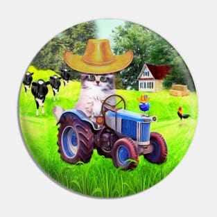 Support your Local Farmer Pin
