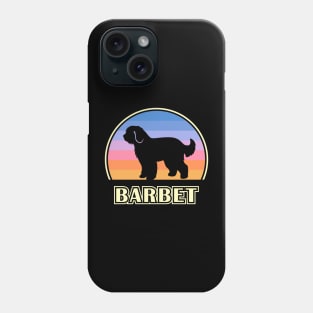 Barbet Vintage Sunset Dog Phone Case