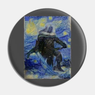 Drizzt Do'Urden Forgotten Realms Starry Night Pin