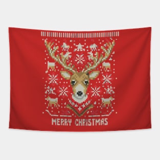 Merry Christmas Filthy Animal  Sweater Tapestry