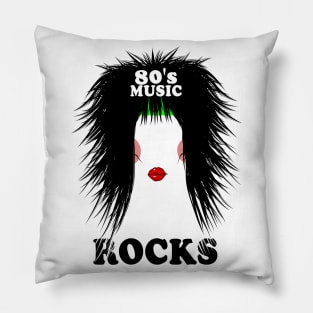 80s Music Rocks Pillow