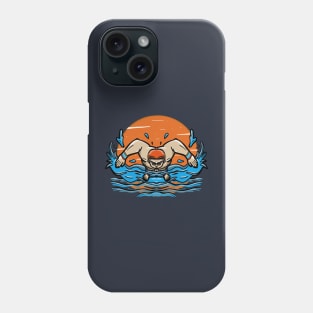 Swimming athlete Phone Case