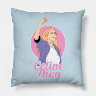 Celine Dion illustration Art Pillow