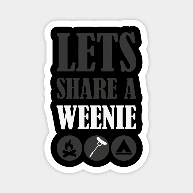 Lets Share a Weenie Magnet by Food in a Can