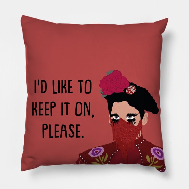 Valentina Drag Race Meme Pillow by Kitty & Whale