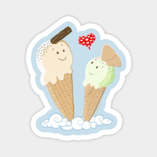 Ice Creams In Love Magnet