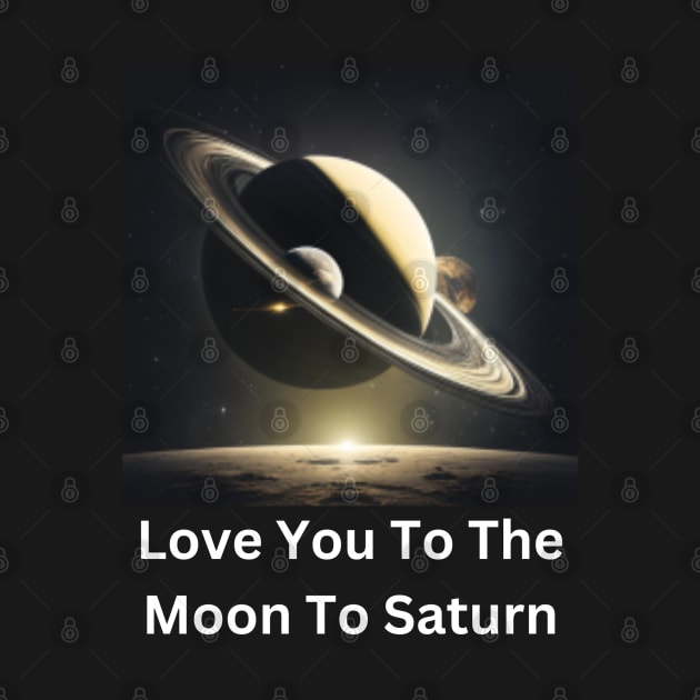 Love You To The Moon To Saturn by Clouth Clothing 