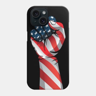 American Pride Raised Fist Phone Case