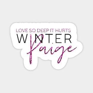 Winter Paige Logo Magnet
