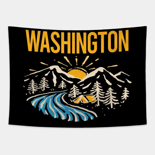 Nature Landscape Washington Tapestry by rosenbaumquinton52