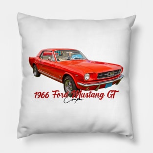 1966 Ford Mustang GT Coupe Pillow