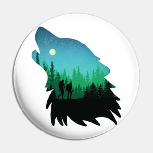 Raised by the Wolves Pin