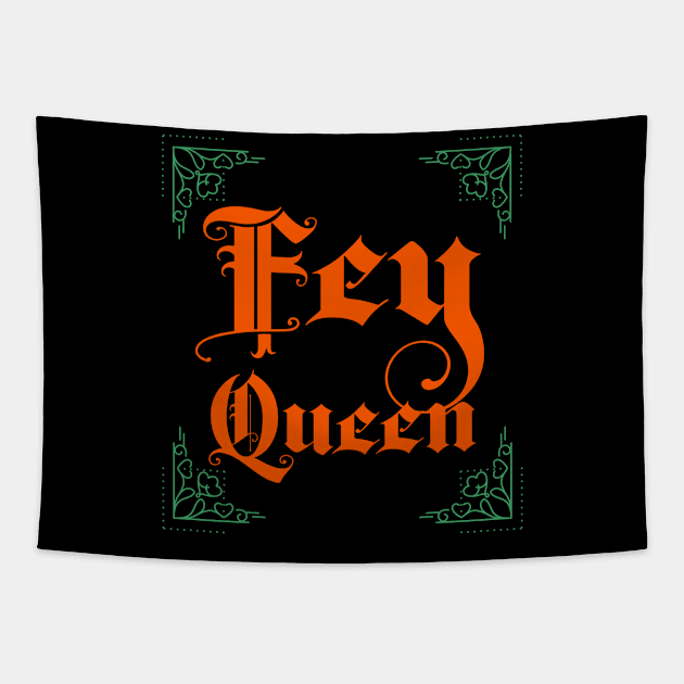 The Fey Queen Tapestry by Digital GraphX