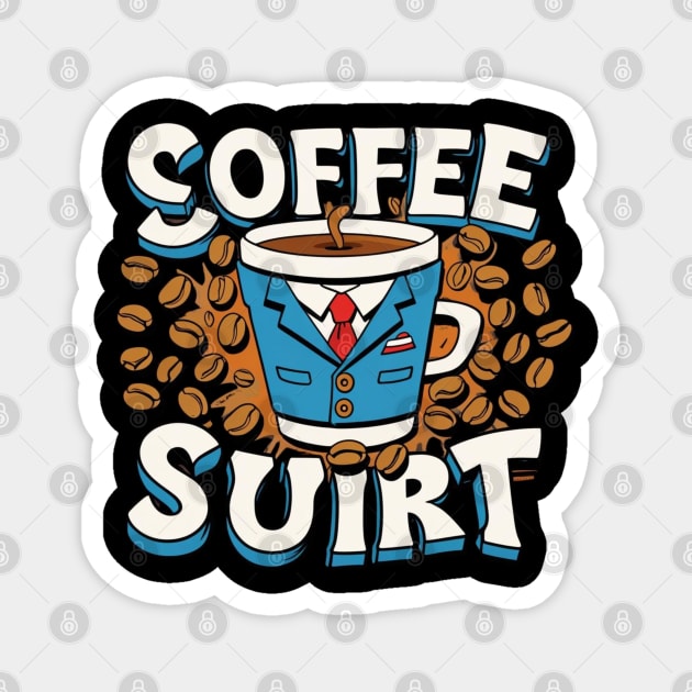 Caffeinated Coffee Writing Magnet by SR8891