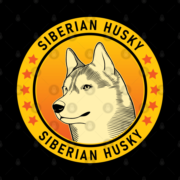 Siberian Husky Dog Portrait by millersye