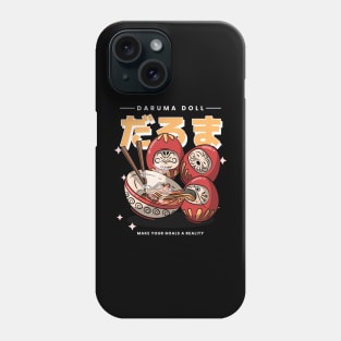 make your goals a reality with ramen noodles Phone Case