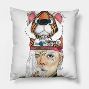 Tiger girl Pillow