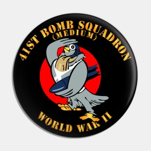 41st - 827th Bombardment Squadron - WWII Pin