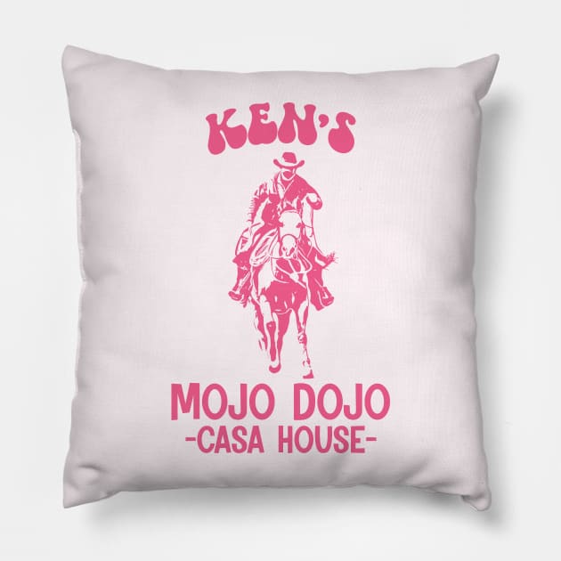 Mojo Dojo Casa House Pillow by RetroPandora