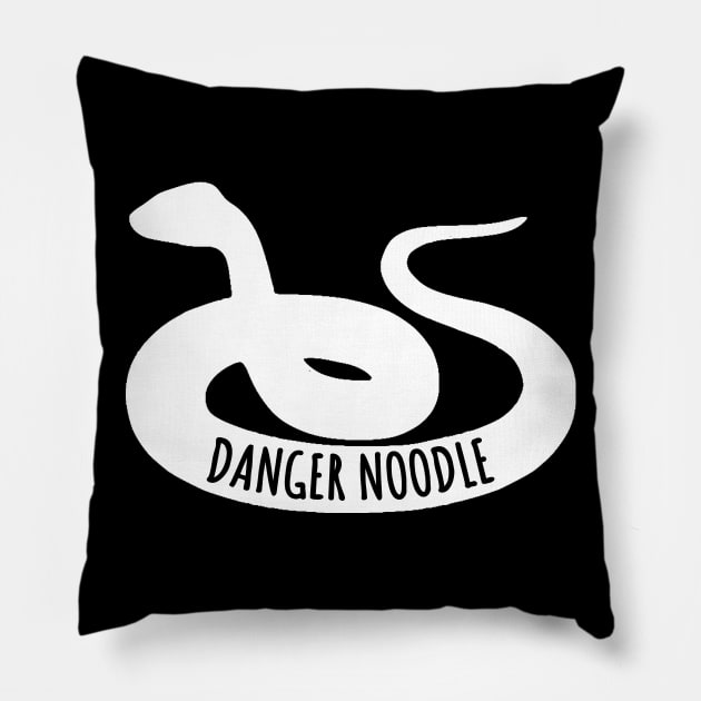 Danger Noodle Pillow by LunaMay