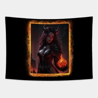 Fire necromancer Tapestry