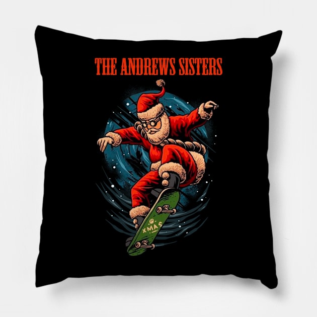 THE ANDREWS SISTERS BAND XMAS Pillow by a.rialrizal