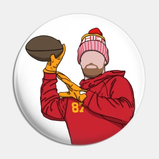 Travis Kelce Wears A Beanie On Christmas Pin