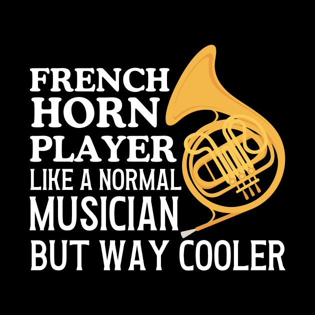 French Horn Player by The Jumping Cart